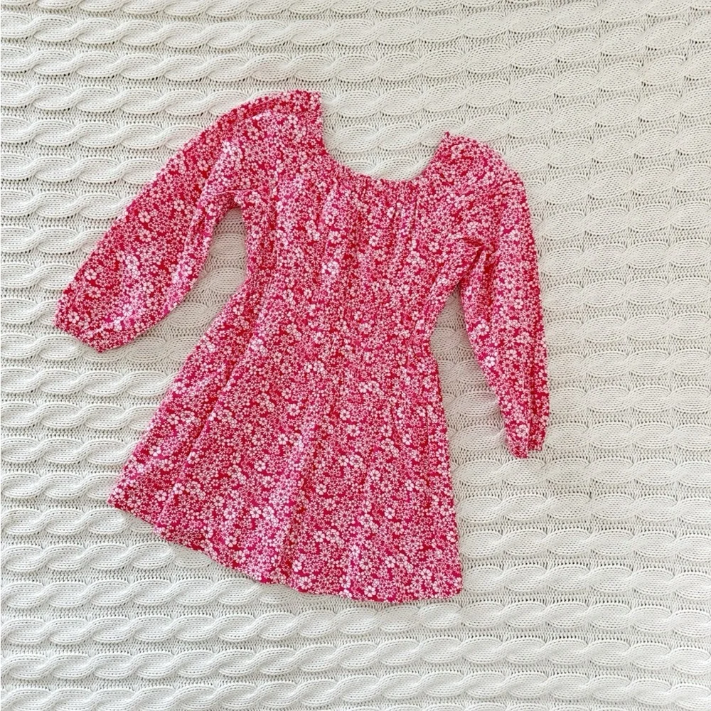 Crewcuts Floral Pink Kids Dress